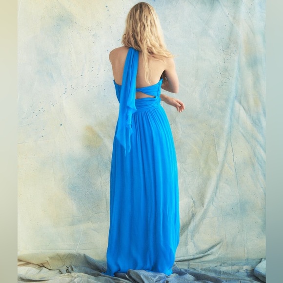 Zara Cut Out Maxi Dress - Picture 9 of 16